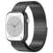  Apple Watch 42/44/45/46/49 mm Armband Magnetisk Loop Svart