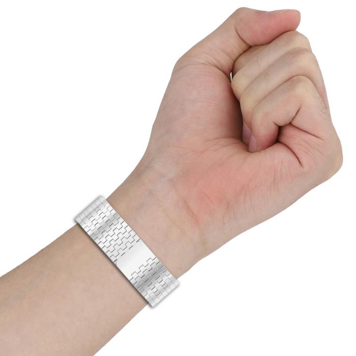 Bild 5,  Apple Watch 42/44/45/46/49 mm Armband Magnetisk Loop Svart