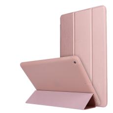  iPad 10.2 2019/2020/2021 Fodral Tri-Fold Ros&eacute;guld