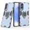  Samsung Galaxy S25 Edge Skal Ring Hybrid Armor Blå