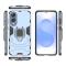  Samsung Galaxy S25 Edge Skal Ring Hybrid Armor Blå