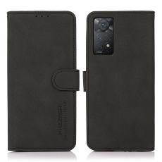 KHAZNEH KHAZNEH Xiaomi Redmi Note 11 Pro 5G Fodral Retro L&auml;der Svart