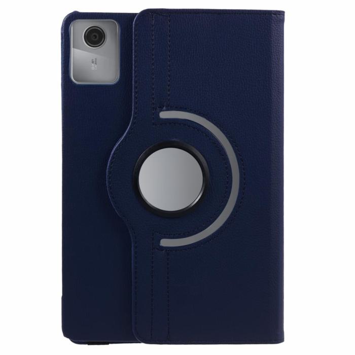 Bild 2,  Lenovo Tab M11 Fodral 360° Rotation Mörk Blå