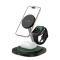 Tech-Protect Tech-Protect 15W Qi 3in1 Magnetisk MagSafe Laddare Svart