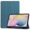  Samsung Galaxy Tab S7 / Tab S8 Fodral Tri-Fold Pennhållare Mörk Grön