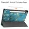  Samsung Galaxy Tab S9 FE Fodral Tri-Fold Läder Peach Blossom