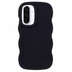  Samsung Galaxy A56 5G / A36 5G Mobilskal Wavy Svart
