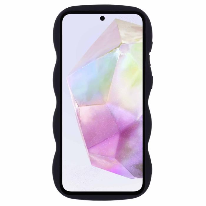Bild 2,  Samsung Galaxy A56 5G / A36 5G Mobilskal Wavy Svart
