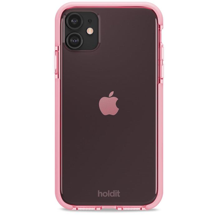 Bild 2, holdit holdit iPhone 11/XR Skal Seethru Bright Pink
