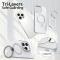 iPhone 16 Pro Skal MagSafe Kickstand Hybrid Vit