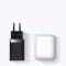 BASEUS Baseus 30W Super Pro USB-C / USB-A PD QC Väggladdare Svart