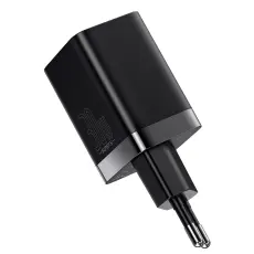 BASEUS Baseus 30W Super Pro USB-C / USB-A PD QC V&auml;ggladdare Svart