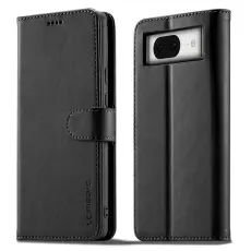 LC.IMEEKE LC.IMEEKE Google Pixel 8A L&auml;der Fodral Svart