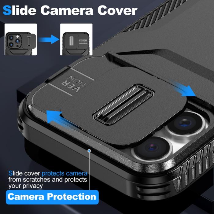 Bild 3,  iPhone 16 Pro Skal CamShield Hybrid Svart