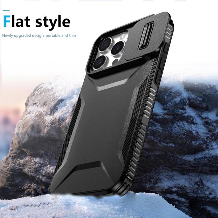 Bild 5,  iPhone 16 Pro Skal CamShield Hybrid Svart