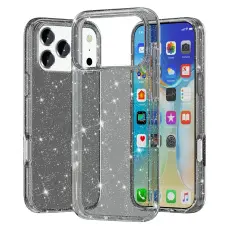  iPhone 18 Pro/17 Pro Skal Hybrid Glitter Svart