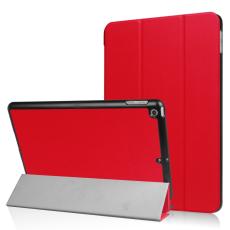  iPad 9.7" (2017) / (2018) - Slimfit Tri-Fold Fodral - R&ouml;d