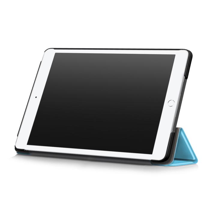Bild 5,  iPad 10.2 2019/2020/2021, iPad Air 10.5, Pro 10.5 Fodral Tri-Fold Ljus Blå