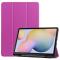  Samsung Galaxy Tab S7 / Tab S8 Fodral Tri-Fold Pennhållare Lila