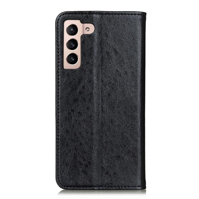 Bild 3,  Samsung Galaxy S22 Fodral Crazy Horse Retro Svart