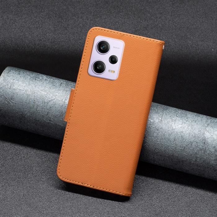 Bild 4,  Xiaomi Redmi Note 12 Pro 5G Fodral Shark Solid Läder Brun