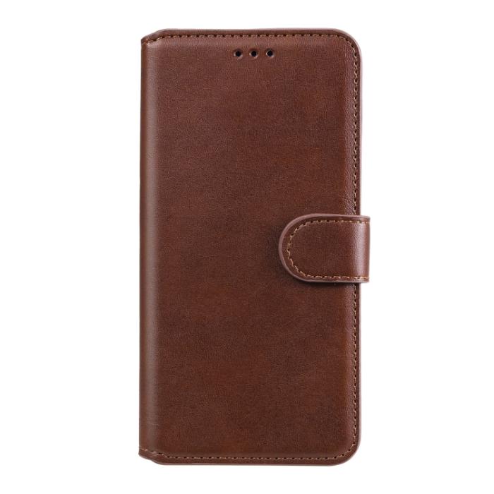 Bild 2,  Xiaomi Redmi 10C Fodral Läder Brun