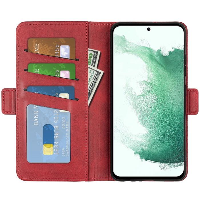 Bild 2,  Samsung Galaxy S23 Plus Fodral Magnetisk Avstängning Röd