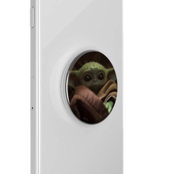 Bild 5, PopSockets PopSockets Avtagbart Grip med Ställfunktion Premium Star Wars Baby Yoda