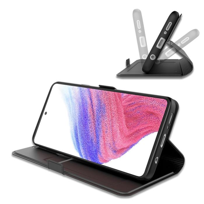 Bild 3,  Samsung Galaxy A25 5G Fodral Slim Läder Svart