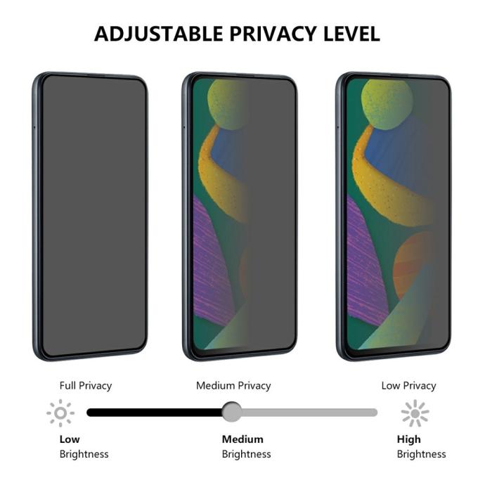 Bild 4,  Samsung Galaxy A07 Skärmskydd Heltäckande Härdat Glas Privacy