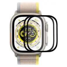 ENKAY ENKAY Apple Watch Ultra 49 mm 2-PACK Sk&auml;rmskydd H&auml;rdat Glas