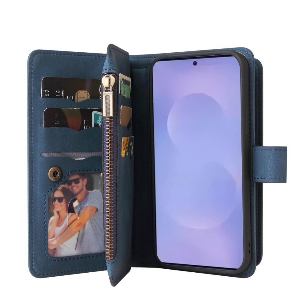  Samsung Galaxy S26 Fodral Multifuntionellt Blå