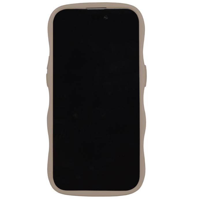 Bild 4, holdit holdit iPhone 14 Pro Skal Wavy Mocha Brown Transparent