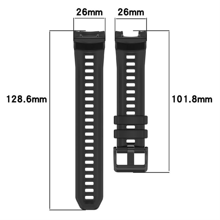Bild 5,  Garmin Instinct 3 50 mm Klockarmband Silikon Mörk Blå