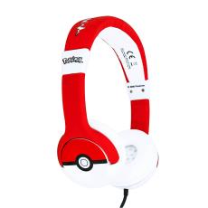 OTL Pokemon H&ouml;rlur F&ouml;r Barn Junior On-Ear Pokeball
