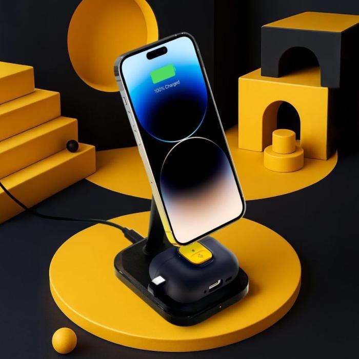 Bild 2, Spigen Spigen AirPods Pro 3 Skal Nano Pop Blueberry Navy