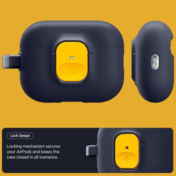 Bild 4, Spigen Spigen AirPods Pro 3 Skal Nano Pop Blueberry Navy