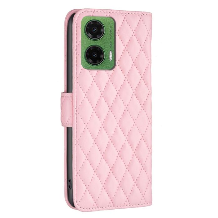 Bild 6,  Motorola Moto G35 5G Fodral Diamond Läder Rosa