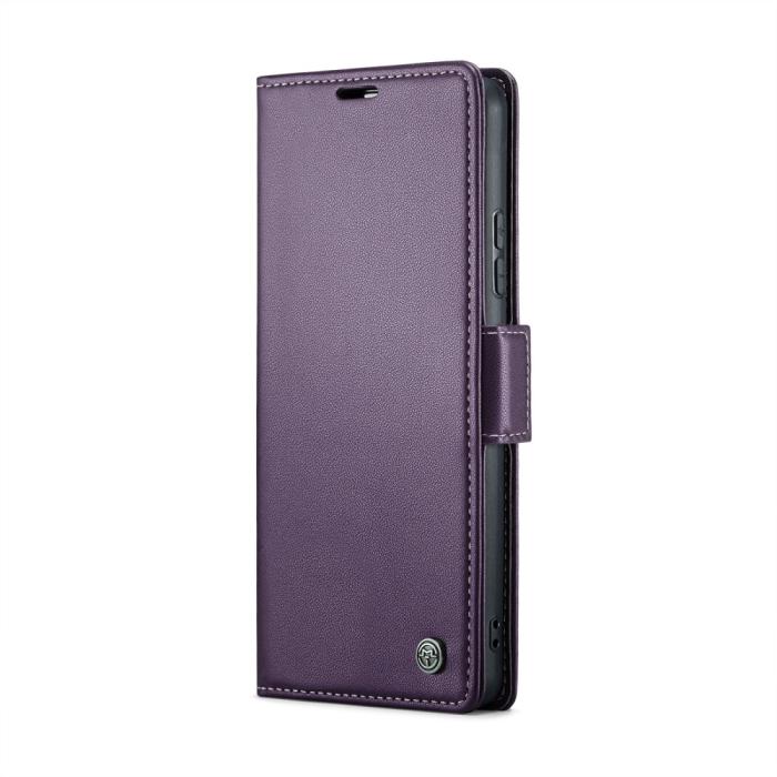 Bild 2, CASEME CASEME Xiaomi Redmi Note 14 5G Fodral RFID Läder Lila