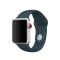  Silikon Armband Apple Watch 42/41/40/38 mm (S/M) - Mörk Grön
