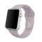  Silikon Armband Apple Watch 42/41/40/38 mm (S/M) - Ljus Lila