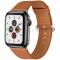  Äkta Läder Armband Apple Watch 42/41/40/38 mm - Brun