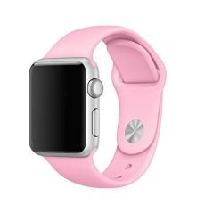  Silikon Armband Apple Watch 42/41/40/38 mm (S/M) - Rosa
