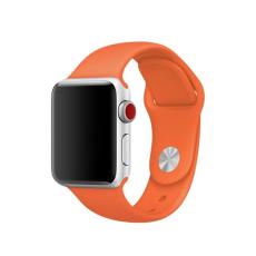  Silikon Armband Apple Watch 42/41/40/38 mm (S/M) - Orange