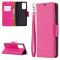  Samsung Galaxy A72 - Litchi Textur Läder Fodral - Rosa