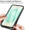  Samsung Galaxy S25 Edge Skal 360 Hybrid Defense Svart