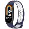  Xiaomi Smart Band 10/9/8 Träningsarmband Dual-Color Blå/Vit