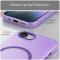  iPhone 17e / 16e Skal MagSafe Slim Matt Lila