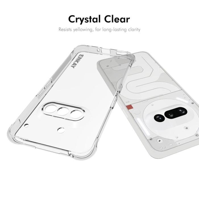 Bild 5, ENKAY ENKAY Nothing Phone 3a Skal Shockproof Transparent