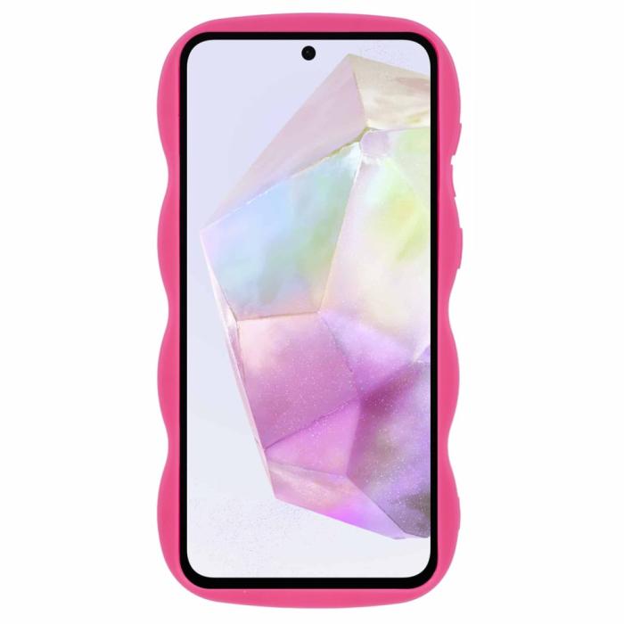 Bild 2,  Samsung Galaxy A56 5G / A36 5G Mobilskal Wavy Rosa